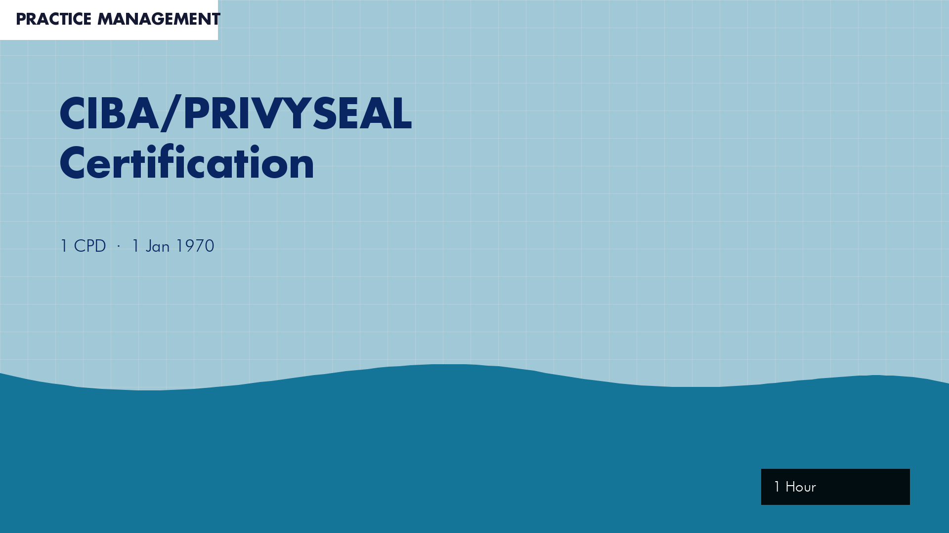 CIBA/PRIVYSEAL Certification