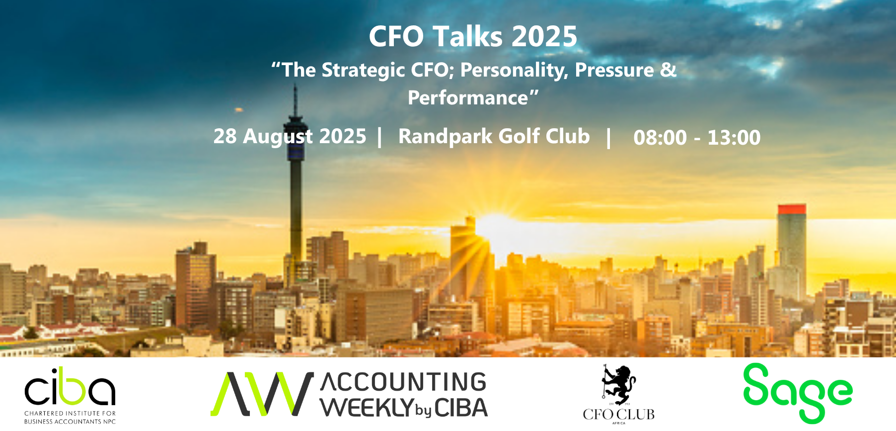 CFO Talks 2025 - The Strategic CFO; Personality, Pressure and Performance