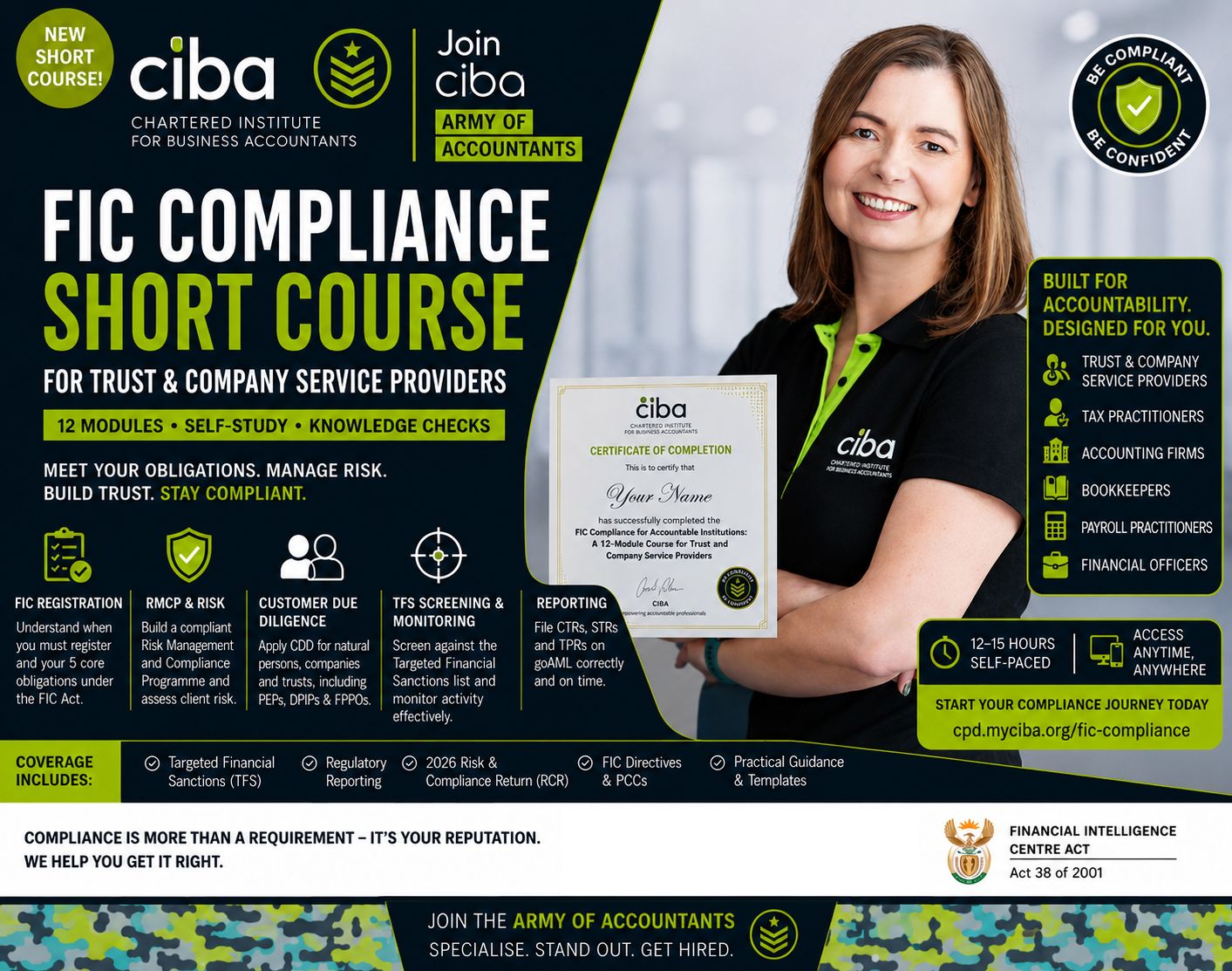 FIC Compliance for Accountable Institutions short course