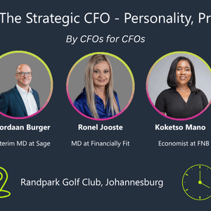 CFO Talks 2025 - The Strategic CFO; Personality, Pressure and Performance
